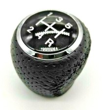 Pomello FIAT GRANDE PUNTO 2005 in poi 5 marce in pelle R basso a dx leva cambio