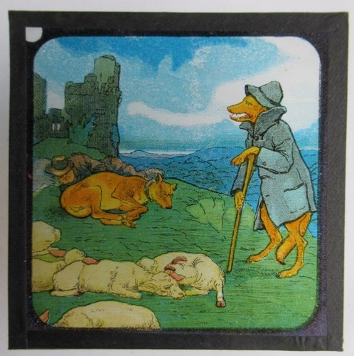 Magic lantern slide from - magic, a