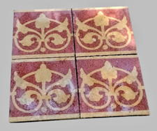 4 mattonelle riggiole in