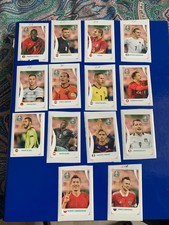 PANINI SET COMPLETO COCA COLA 14 FIGURINE C1-C14 CALCIO EURO 2020