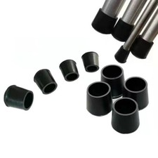 Tubo tondo in gomma nero sedia