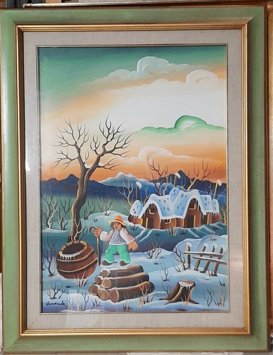Magnifico quadro naif - quadro,
