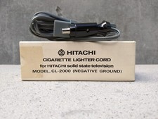 HITACHI Cavo accendisigari auto modello CL-2000 12V negativo terra TV Giappone