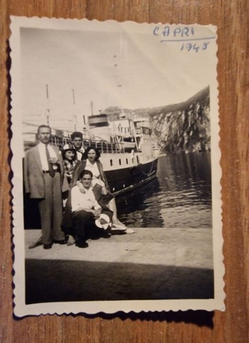 Fotografia epoca gruppo in - gruppo,