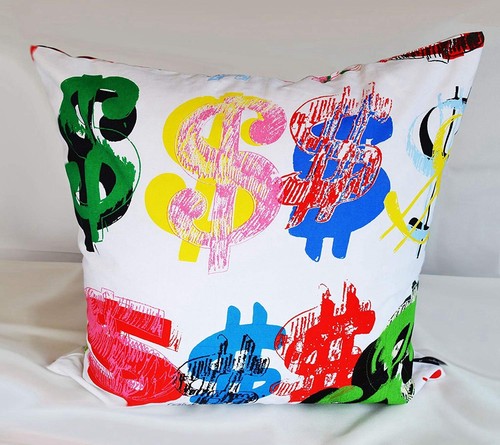 Andy warhol cuscino dollari - andy,