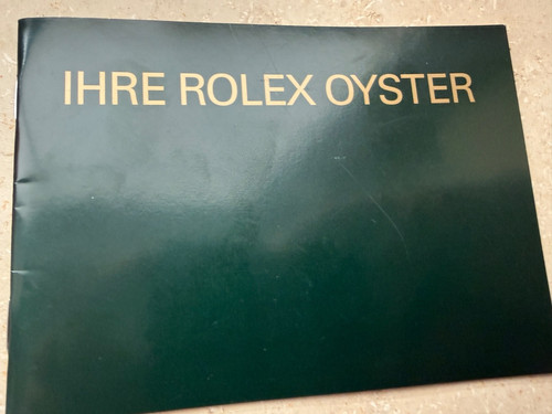 Tuo rolex oyster - oyster, 5.2006