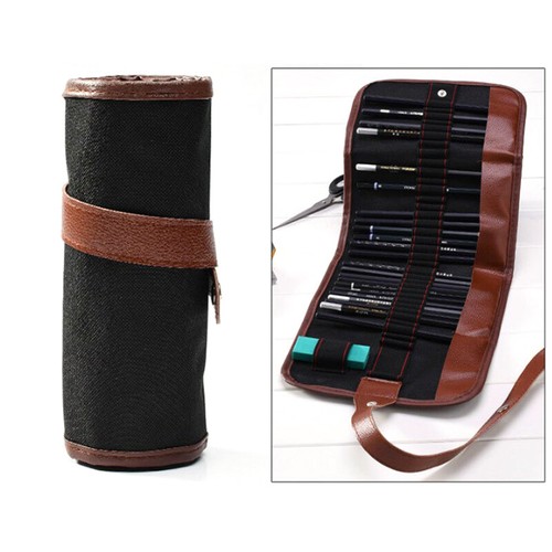 Astuccio portamatite tela - portamatite,
