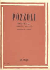 Pozzoli Solfeggi Parlati e Cantati Appendice al 1 corso manuale di solfeggio