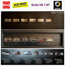 Set Di Evoluzione Smart 6 Modelli 1998-2004 MCC-Smart-Werbemodell 1:87 Busch