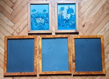 LOTTO 5 CORNICI IN LEGNO - PORTAFOTO VINTAGE