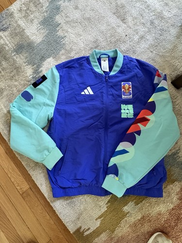 Giacca adidas blu con - , manica