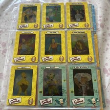 2000 Artbox Simpsons FilmCardz Cards Base SET 1-45 plus multiple decoder thingy