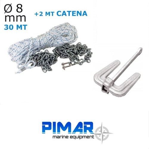 Kit ormeggio barca cima catena - kit,