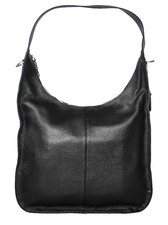 borsa donna a spalla VERA PELLE morbida tracolla tasche nera cuoio