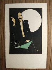 CARTOLINA PUBBLICITARIA ILLUSTRATORE TIRELLI MODENA