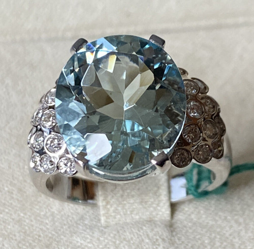 Anello oro bianco 18kt - 18kt., con