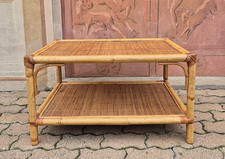 Tavolino Bamboo Rattan Stile