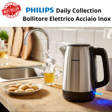 Philips Daily Collection Bollitore Elettrico in Metallo – Acciaio Inox 1,7L