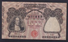 Banconota Italia Banco di Napoli 1000 lire Vico 1917 P.-S859 BB/VF