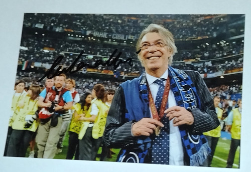 Autografo massimo moratti - autografo,