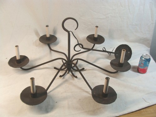 Lampadario vintage ferro - lampadario,