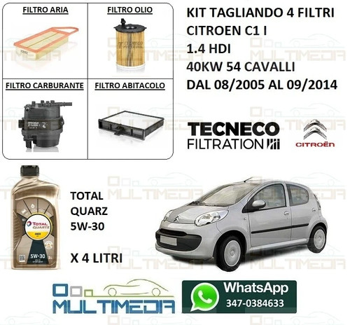 Kit tagliando filtri - tagliando,