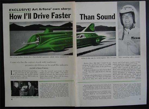 Art arfons green monster 1965 - art,