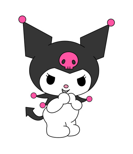 Adesivo kuromi hello kitty - kuromi,