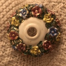 Lampadario Capodimonte Rosa