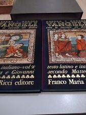 I VANGELI TAVOLE ZILLIS MATTEO MARCO LUCA GIOVANNI FRANCO MARIA RICCI 2VOL. 1968