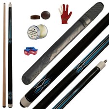 Stecca Pool JOLLY CIELO S23 2 pezzi lunghezza 145 cm cuoio 13 mm con accessori