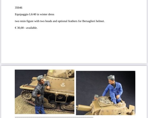 Italian tankmen ww2 35 - in, 1:35