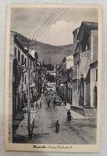 cartolina avellino montella corso animata inizi '900 formato piccolo