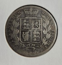 1884 GREAT BRITAIN 1/2 CROWN