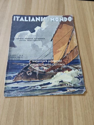 1928 illustrazione plinio - 1928, di