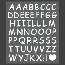Lettere Adesive Componibili