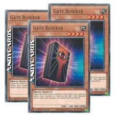 3x GATE BLOCKER • (Blocca Portale) • Comune • DLCS EN036 • YUGIOH! • ANDYCARDS