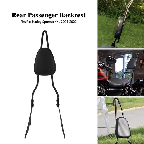 Tall sissy bar backrest pad - bar, w/