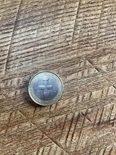 moneta 1 euro errore di conio Cipro 2008