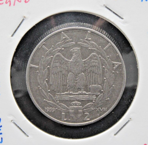 Moneta 1939 italia - 1939, 2