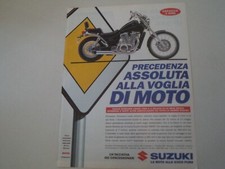 advertising Pubblicità 1995 MOTO SUZUKI VS 600 INTRUDER