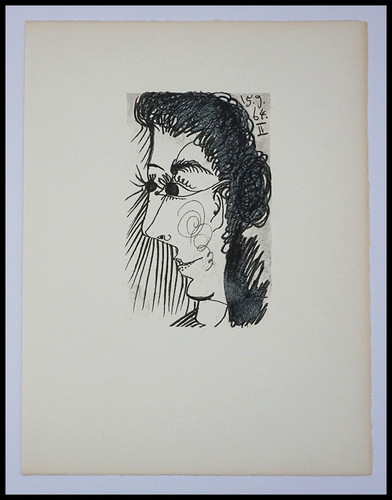 Pablo picasso femme brune - picasso,