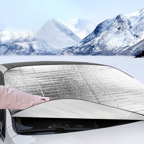 Parabrezza auto neve invernale - neve,