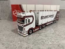 WSI - Scania 6x2 con rimorchio box 3 assi - Stuart Harvey - 02-3670 - 1:50/come nuovo/nuovo