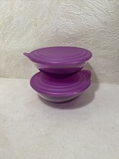 2 TUPPERWARE PRISM BOWLS &