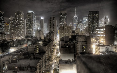Quadro tela new york - su,