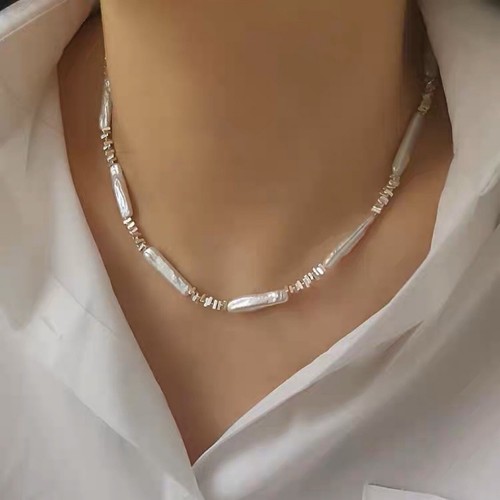 Collana perle barocche - collana,