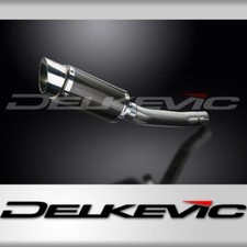 KIT SCARICO SILENZIATORE CARBONIO TONDO 200mm SUZUKI GS500E GS500F 1989-2009