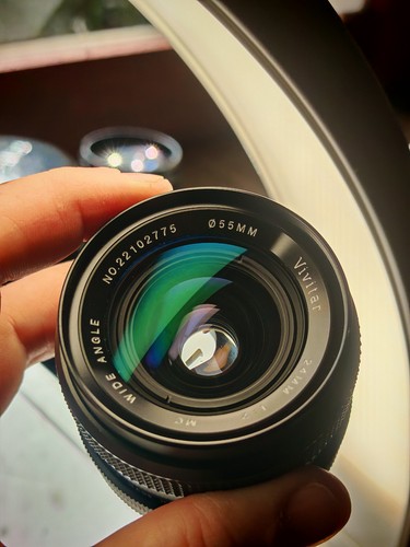 Objectif vintage vivitar 24mm - objectif,