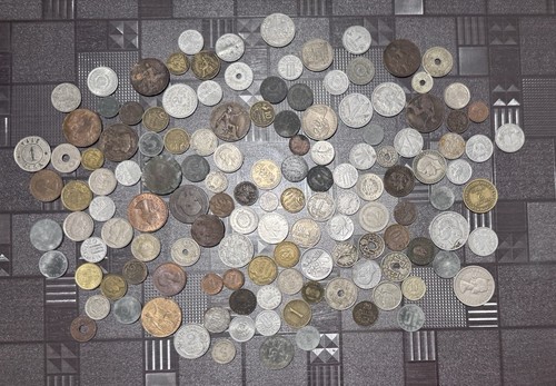 Lotto monete mondiali - mondiali, 0,5